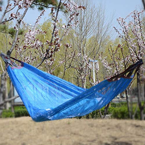 MHBY Hängematte, Hängematte Outdoor Mesh Eisseide Hängematten Schaukel Hängesessel für Garden Beach Camping Wandern – Bild 6