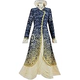 Danvato Madame Morrible Costume Robe Womens Evil Wizard Cosplay Uniform Suit Dress Coat Halloween Outfits