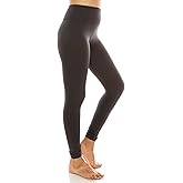 Ladies High Waist Fleece Leggings Regular & Plus