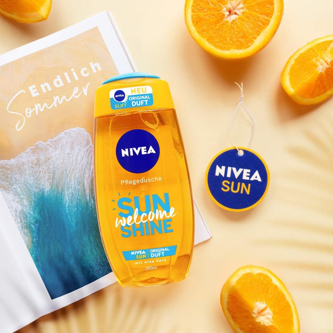 Nivea Welcome Sunshine Shower Care with Aloe Vera in 6er Pack (6 x 250 ML) - Image 5