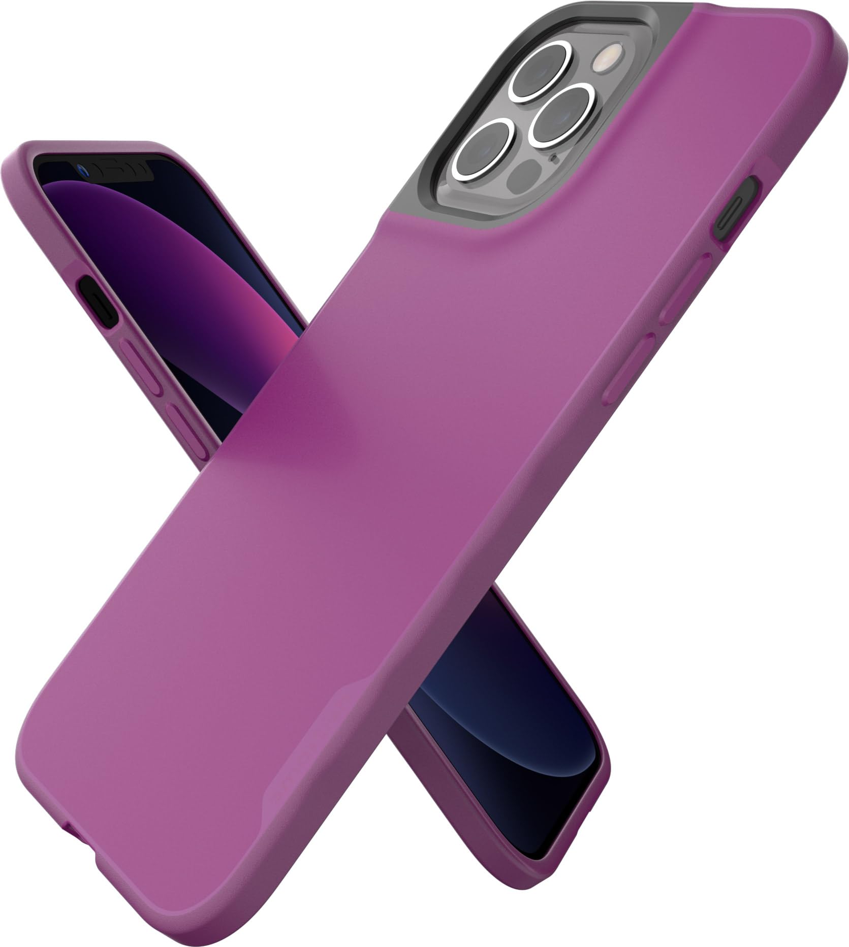 Smartish iPhone 13 Mini MagSafe Case, Gripmunk, Slim Grip Case, Purple