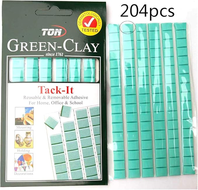 Adhesive Putty 204Pcs Adhesive Poster Tacky Putty Sticky NonToxic