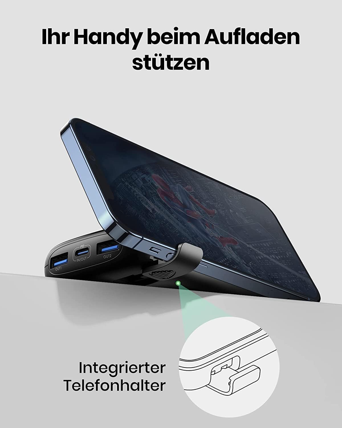 INIU Power Bank, 22.5W Fast Charging 10000mAh PowerBank Klein Aber Stark, PD3.0 QC4.0 USB C Input&Output Externe handyakkus für iPhone 17 16 15 14 13 12 Pro Max Mini Plus Samsung S23 AirPods iPad etc 8