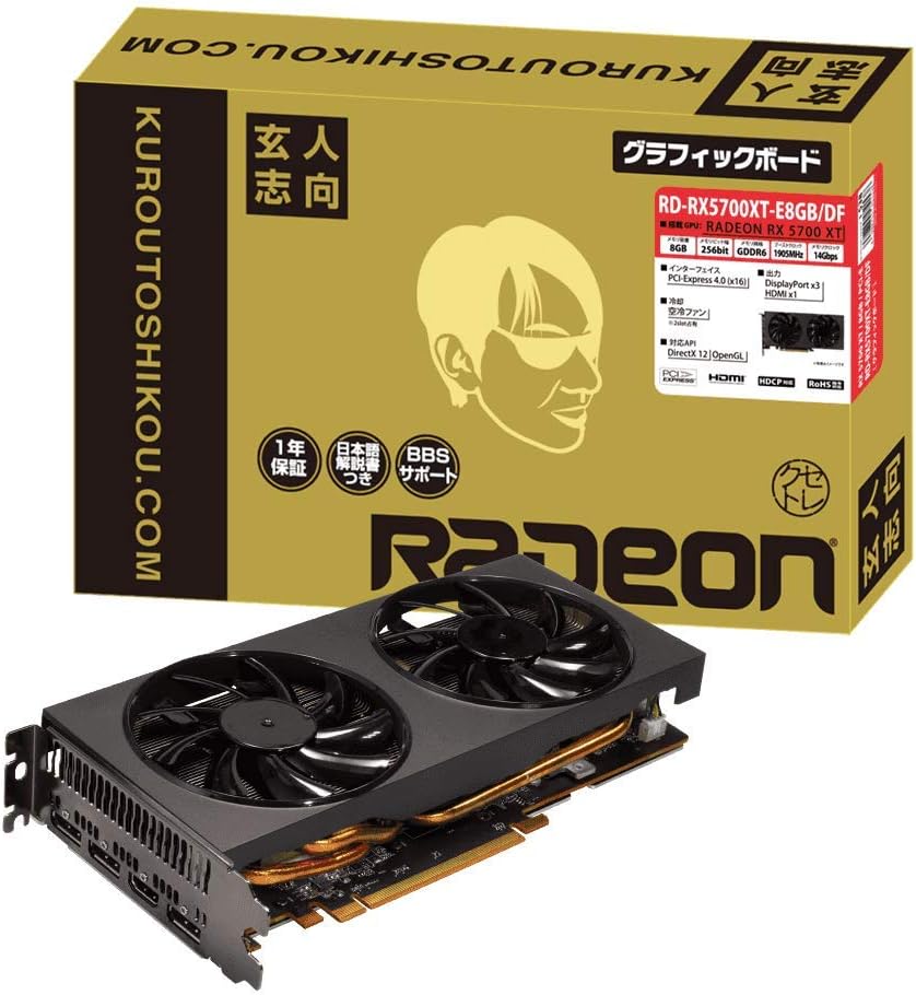 Genjin Oriented Amd Radeon Rx5700xt Installed Graphic Board Gddr6 Original Fan Model Rd Rx5700xt E8gb Df Computers Accessories Amazon Com Genjin Oriented Amd Radeon Rx5700xt Installed Graphic Board Gddr6 Original Fan Model Rd Rx5700xt E8gb Df Computers Accessories Amazon Com