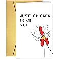 COLINHELIN Funny Thinking of You Card for Women Men, Concern for Neighbors Card, Humor Miss You Gift for Husband Wife Boyfriend Girlfriend, Encouragement Card, Hilarious Get Well Card