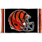 Cincinnati Bengals New Helmet Grommet Pole Flag