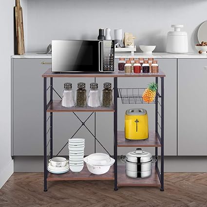 Amazon.com: QIANSKY 4 niveles + 3 estantes para hornos de ...