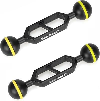 Sea frogs 4" Double Ball Arm Underwater Photography Lighting System Diving