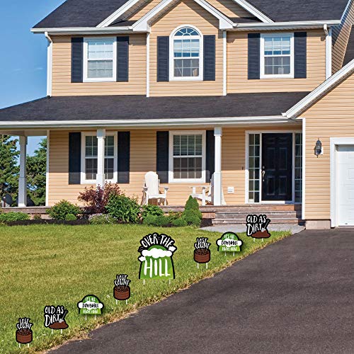 Over-The-Hill-Birthday-Yard-Sign-and-Outdoor-Lawn-Decorations-Birthday-Party-Yard-Signs-Set-of-8