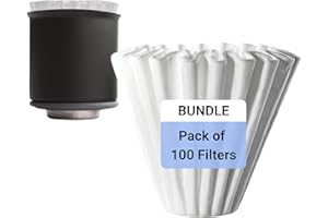 FLTR PUR - Fellow Stagg [XF] Pour Over Coffee Paper Filters – 100 COUNT - Engineered Specifically for the Stagg XF Pour Over 