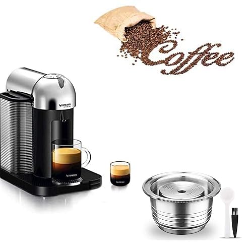 Reusable Coffee Capsule Filter, Stainless Steel Coffee Pod Holder