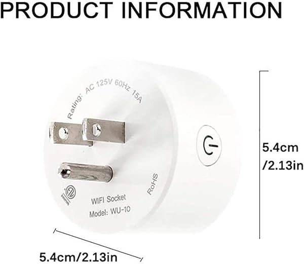 Conector MULTI SMART 16A MINI WIFI SELL SOCKET con Alexa Google Home IFTTT Smart Socket Control de voz calendario y funcin de temporizador sin hub requerido 3PACK Size UK