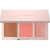 Laura Mercier Bonne Glow Cream Face Palette, 0.38 oz | 16HR Wear Blush, Bronzer &amp; Highlight Makeup, Balm-to-Powder Waterproof Formula, Buildable Cheek Color, Vitamin E &amp; Squalane