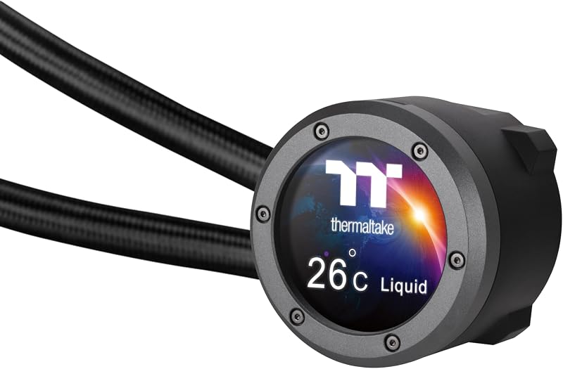 TH360 V2 Ultra EX ARGB | AIO CPU Refrigeração Líquida 360mm | Ecrã IPS LCD de 2,1" | MagForce 2.0 com 3× ventoinhas ARGB PWM CT120 | Intel LGA1700/1851 AMD AM4/AM5 | Preto