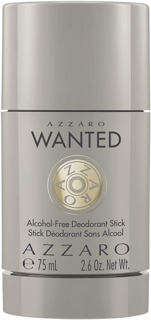 Azzaro Wanted, Deo Stick für Herren, Holziger und würziger Duft, 75 ml