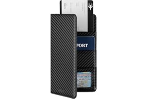 VULKIT Passport Holder Wallet RFID Blocking Travel Wallet for Men & Women