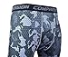 Xtextile Mens Camouflage Sports Compression Tight Leggings (Large, Grey Plaid Camouflage)