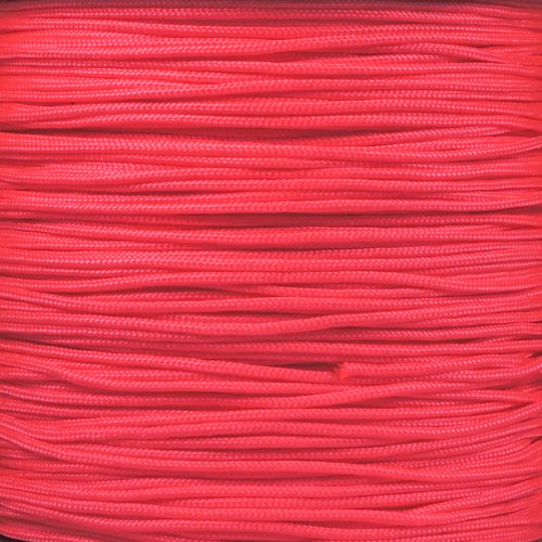 Paracord Planet 43kg Paracord – 1 Strand Type I Parachute Cord for Outdoors and DIY – Neon Pink (30 m)