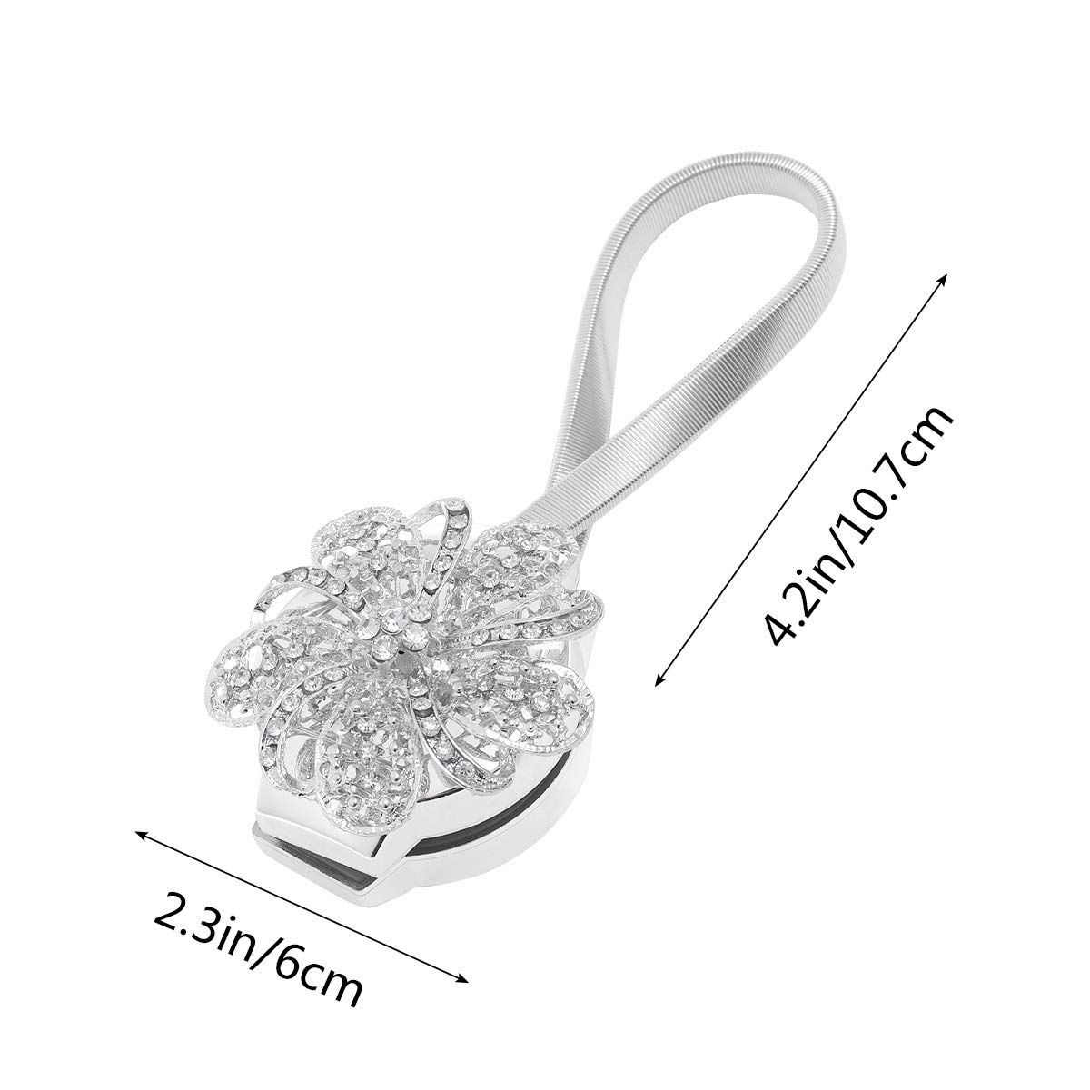 Fermatende Magnetici A Forma Di Fiore L&j - 2 Pezzi, Calamite Forti Per Tende, Beige - Foto 10