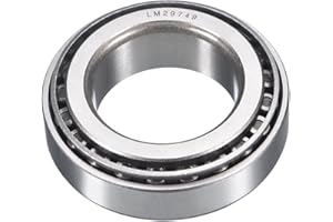 HIPicco LM29749/10 Tapered Roller Bearing Cone and Cup Set, 1.5" Bore 2.5625" OD 0.71" Cup Width, Chrome Steel Taper Bearings Set, ABEC-3