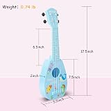 HENGI 17" Kids Toy Guitar Ukulele for Girls Boys Beginner Musical Instrument view 3