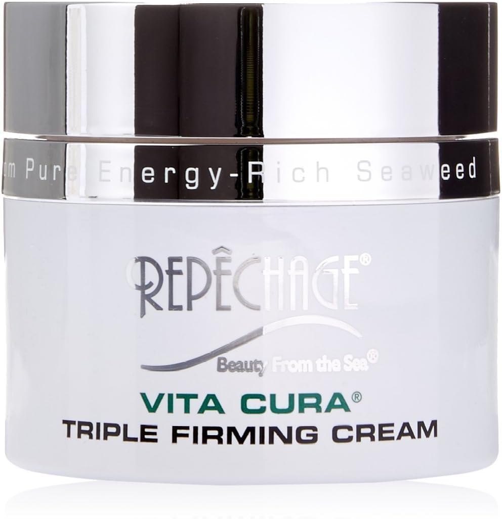 Repechage Vita Cura Triple Firming Cream. Anti Aging Face + Neck Moisturizer Cream. Clinically Proven to Help Improve the Appearance of Skin Firmness, Lines & Wrinkles 1.7fl oz/50ml