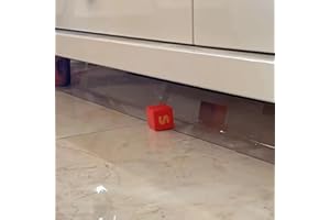 HIFLORA Under Couch Blocker 3.2" H 8 Pack Under Bed Blocker for Pets Clear Under Couch Guards for Toys Stop Things Going to Under Furniture Toy Blockers for Under Furniture, 128" L in Total