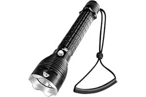 Minsk Dive Light, IPX8 Waterproof Scuba Diving Light, 1800 Lumen Diving Flashligh, 3 Modes Underwater Flashlight for Diving Snorkeling Deep Sea Cave with Charger