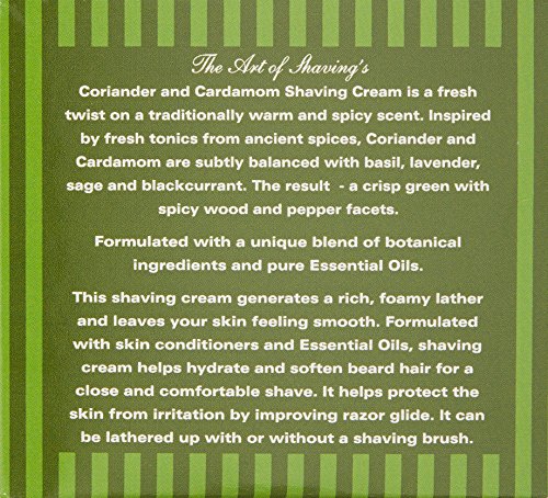 The Art of Shaving Shaving Cream, Coriander & Cardamom, 5 Fl Oz