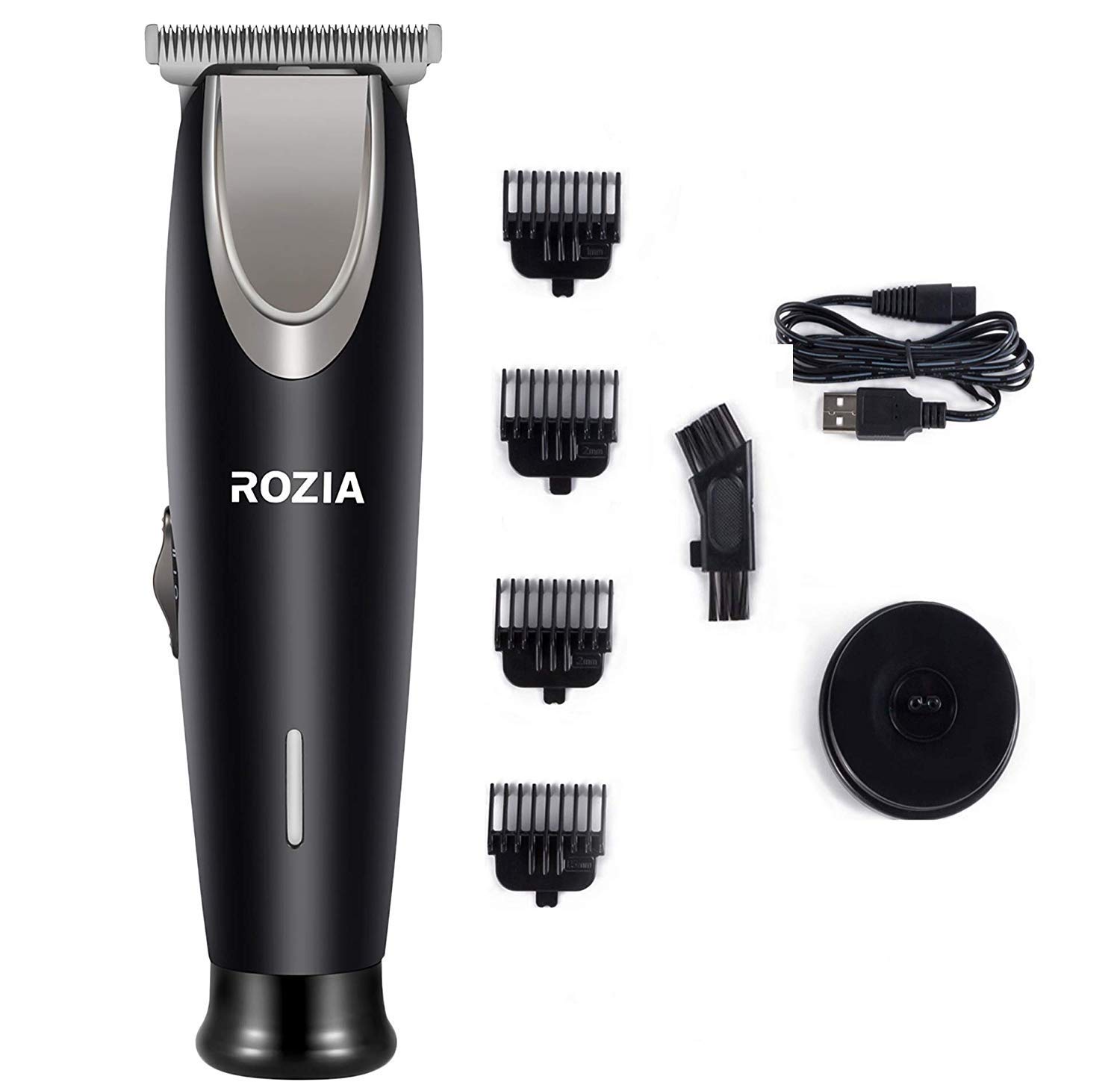 Beard Trimmer for Men Cordless Hair Clippers Mustache Trimmer Professional Hair Cutting Kit Hair Trimmer USB Rechargeable Low Noise