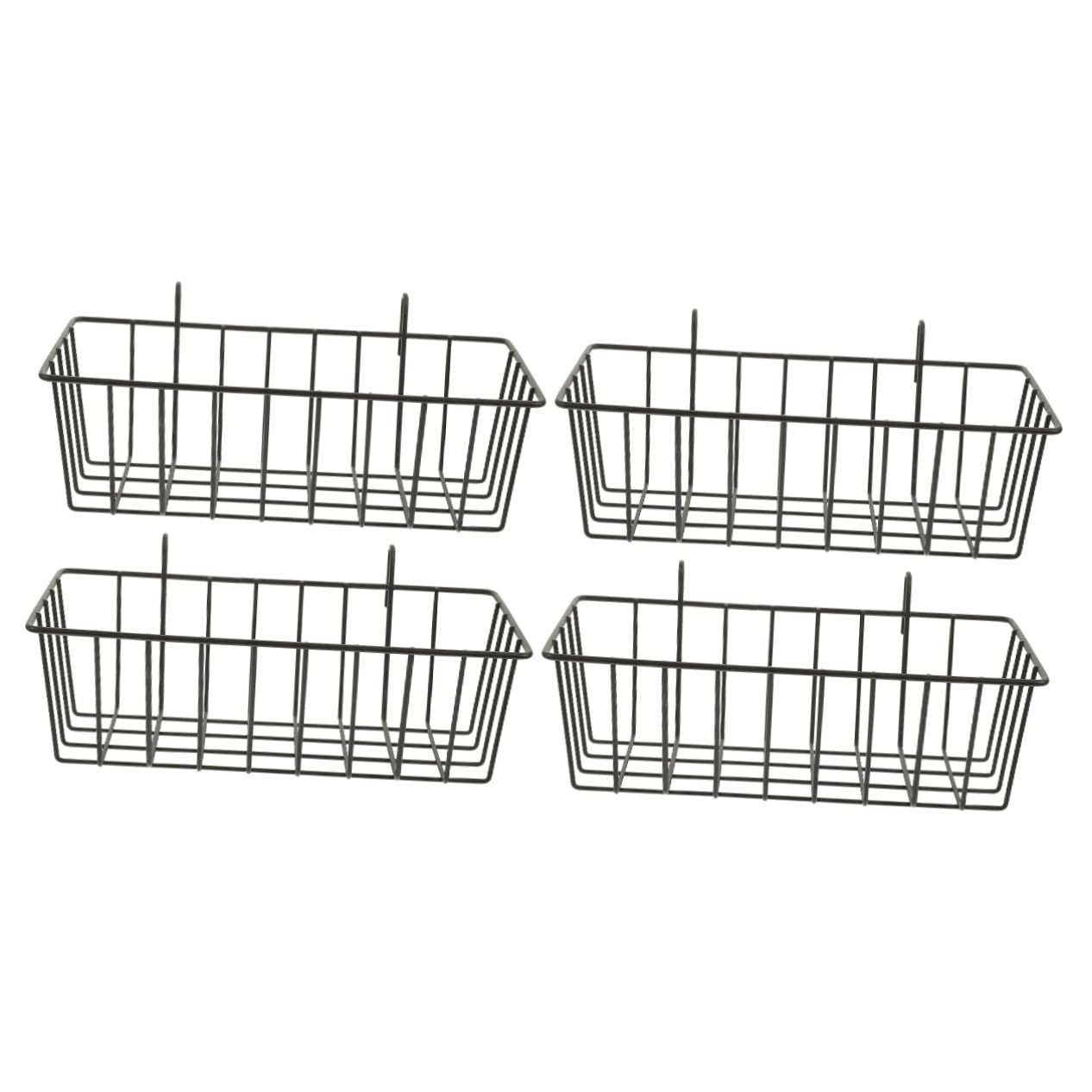 Mipcase 4pcs Rabbit Feeder: Metal Bunny Cage Racks Hanging Rack Guinea Pig Holder Dispenser for Rabbit Chinchilla Cage