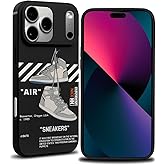 VVVLGD Cool Phone Case for iPhone 17 Pro Max Case for Boys Men Drop-Resistant Basketball Shoes Street Design Shockproof Designer Cases Compatible with iPhone 17 Promax Case