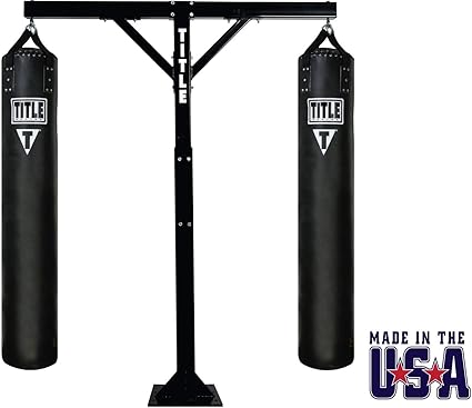title punching bag stand