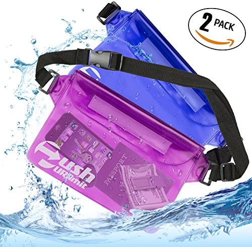 pushURlimit Waterproof Waist Pouch Set Of 2