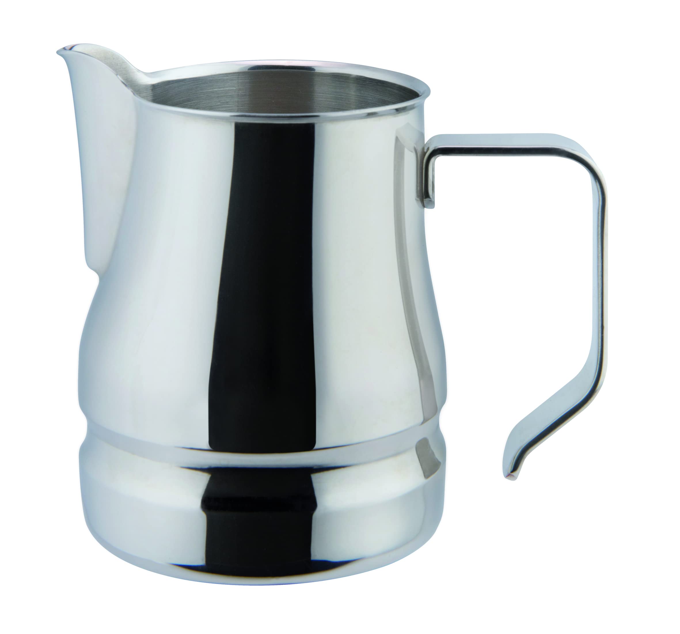 ILSA Évolution 18/10 Stainless Steel Milk Jug for Cappuccino and Latte Art 6 Cups 50 cl