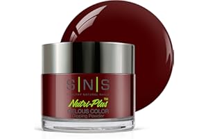 SNS HEALTHY NATURAL NAILS SNS Nail Dip Powder, Gelous Color Dipping Powder - American Made (Red) - Long-Lasting Acrylic Nail Color Lasts 14 Days - Low Odor & No UV Lamp required - 1 oz