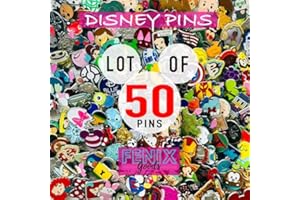 XEXY Disney Trading Pin Lot Assorted Pins - Enamel/Metal Set Mickey Backing - Disney Pins Collector - for Pin Book- Tradable Individually Bagged - No Doubles - Perfect Gifts Present kids Birthday