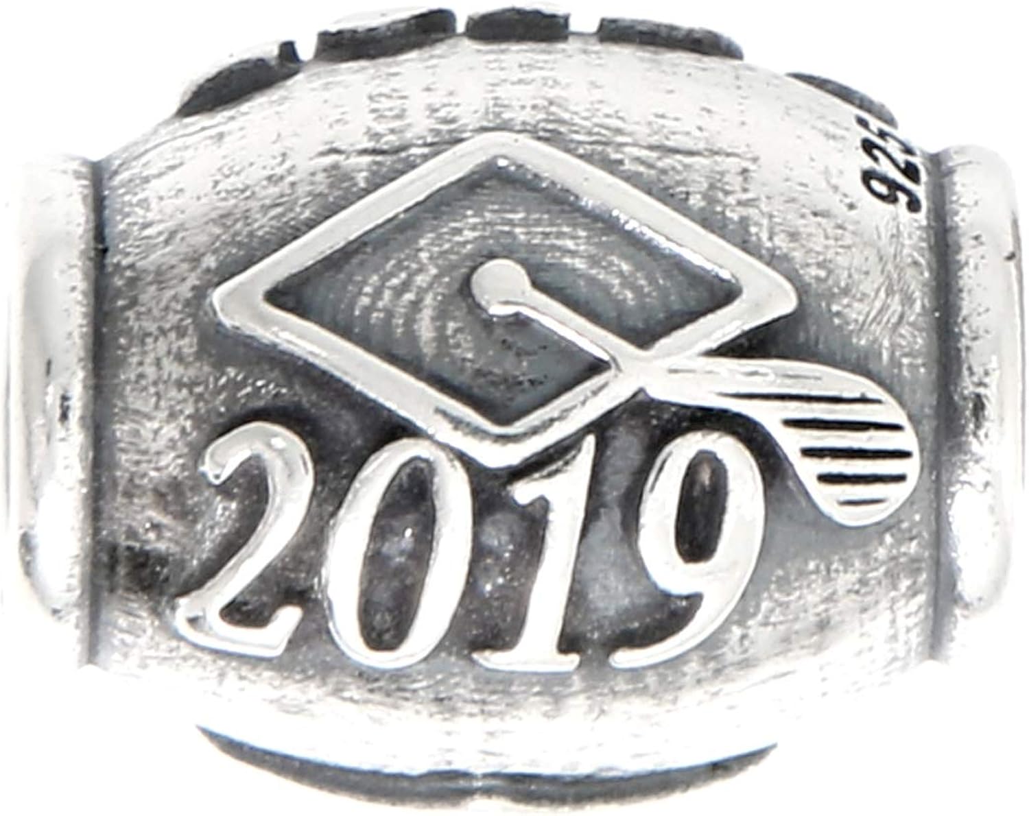 Charms & Charm Bracelets Lgu Sterling Silver Oxidized 2019 Graduation Bead  Charm foretadrenaline.com
