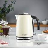 Russell Hobbs Stainless Steel Electric Kettle 20415 1.7 L Cream view 2