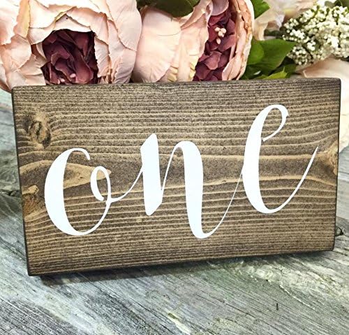 Set of 20 Rustic Wedding Table Numbers - Wedding Table Decor - Vintage Wedding - Wood Table Numbers