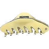 EVITA PERONI Hair Clips, Strong Hold Hair Claw Clip Jaw Clip for Thick Thin Durable Hair Clip for Women Girls Gifts, Bright Yellow