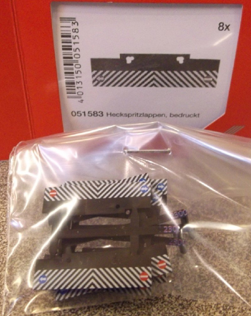 herpa 051583 - Rear mud flaps for trailers and trucks