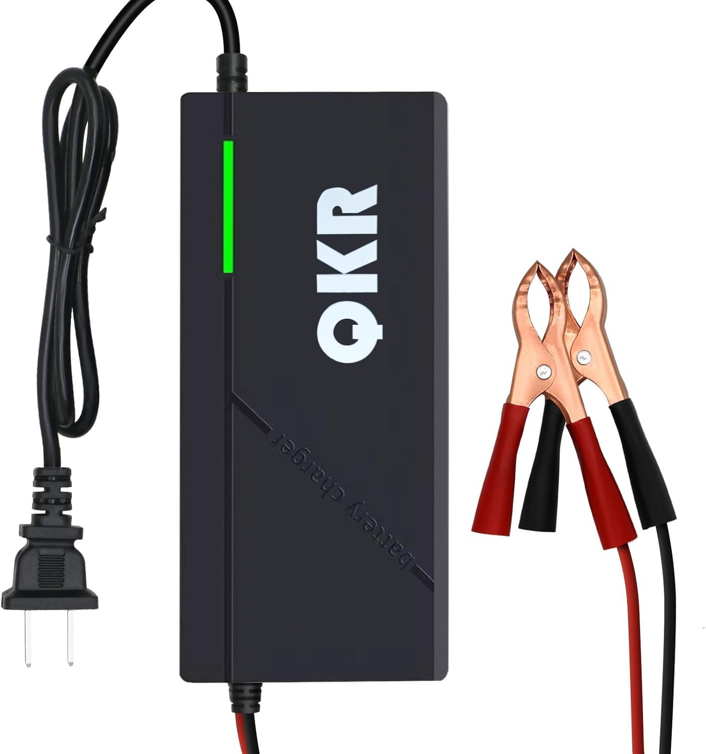 Photo 1 of 12V Lithium Battery Charger 14.6V 10A LiFePO4 Battery Charger, 3-Stage Smart Charger with LED Indicator, Multi-Protection, High Charging Efficiency, Special for 12V Lithium Iron Phosphate Battery
