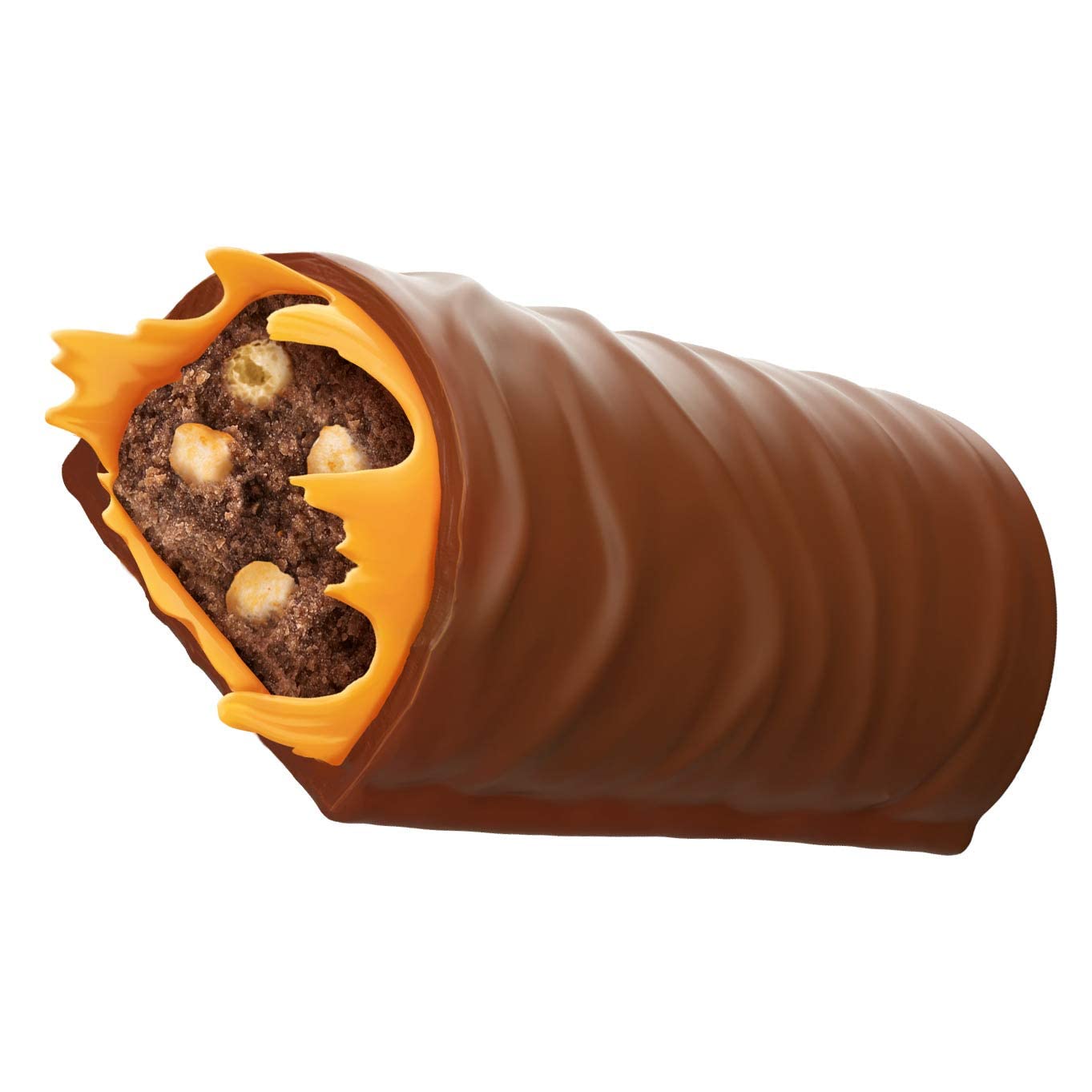 WUNDERBAR Kakao 12 x 185g, Einzeln verpackte Kakao-Karamell-Riegel mit knusprigen Keksstückchen 5