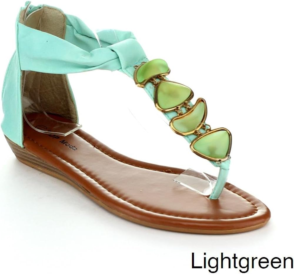light green sandals