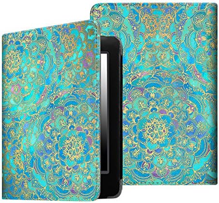FINTIE Folio Case for Kindle Paperwhite - Fits All Paperwhite Generations Prior to 2018 (Not Fit All-New Paperwhite 10th Gen), Shades of Blue