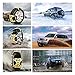 Anti-Slip Chains for Car, SUV Chain Tire Emergency Thickening Anti-Snow Chain, Fits for Most Car/SUV/Truck - Set of 6