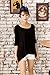 Shawhuaa Womens Loose Short Sleeve High-Low Hem T-shirt Tee Black