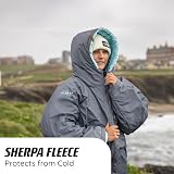 Osprey Changing Robe Kids Adults Waterproof Hooded Unisex Grey S view 2