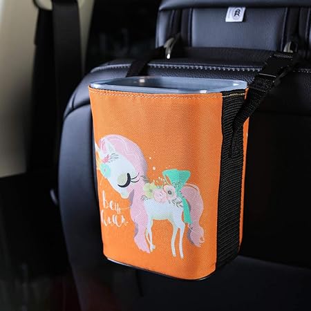 Amazon 大容量収納 小物 ペットボトル ごみなど収納できて 車内の掃除が楽になれます 車内収納袋としても大活躍 車内を綺麗に保つ 車用 ゴミ箱 車 バイク